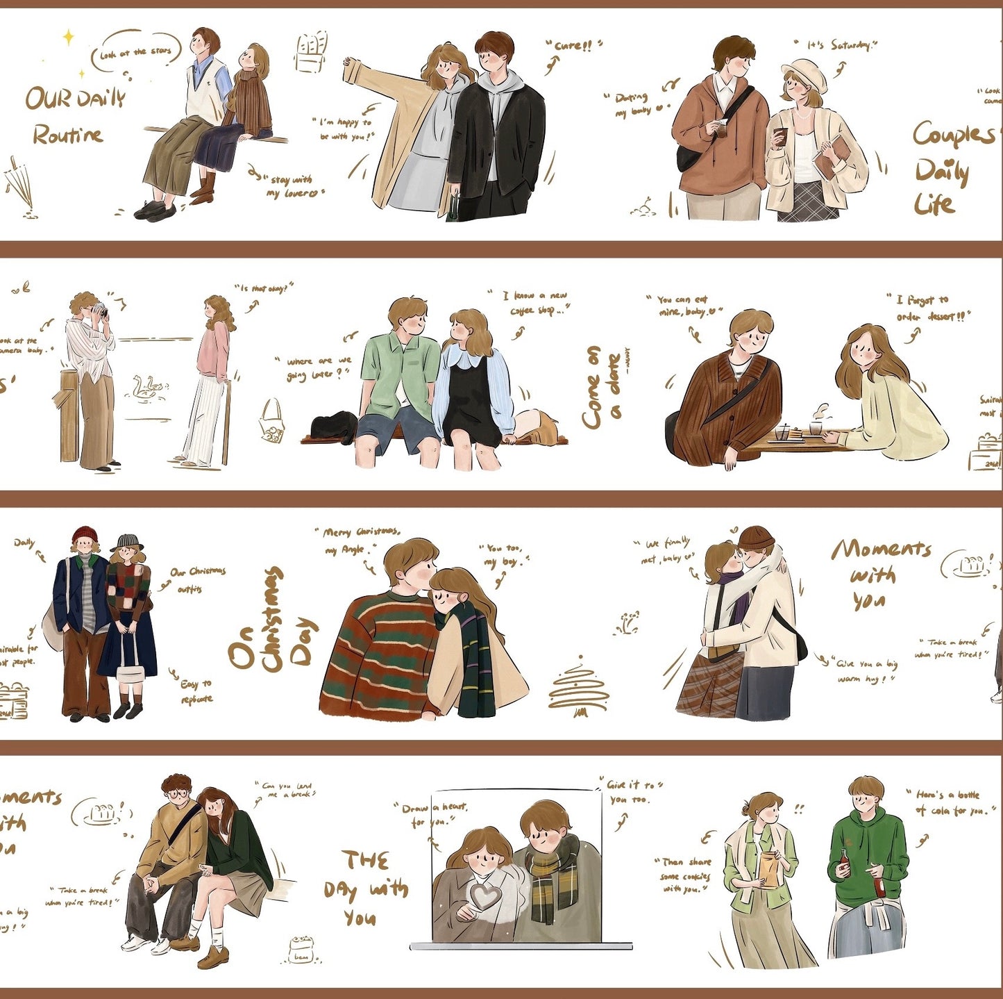 NEW VERSION!! Wendy Studio - Be Together | Kiss-cut | 6cm PET Tape | Release Paper |5M