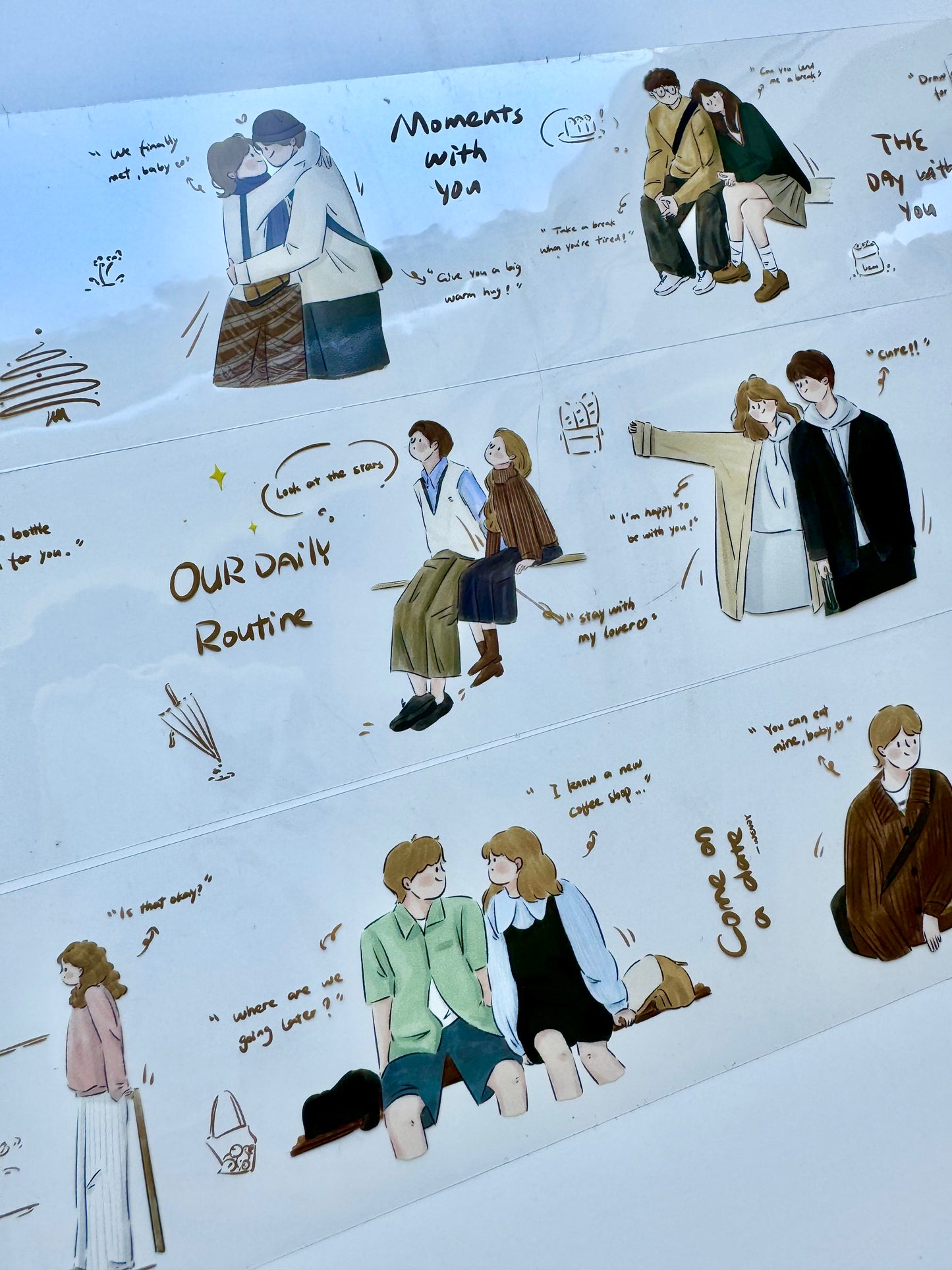 NEW VERSION!! Wendy Studio - Be Together | Kiss-cut | 6cm PET Tape | Release Paper |5M