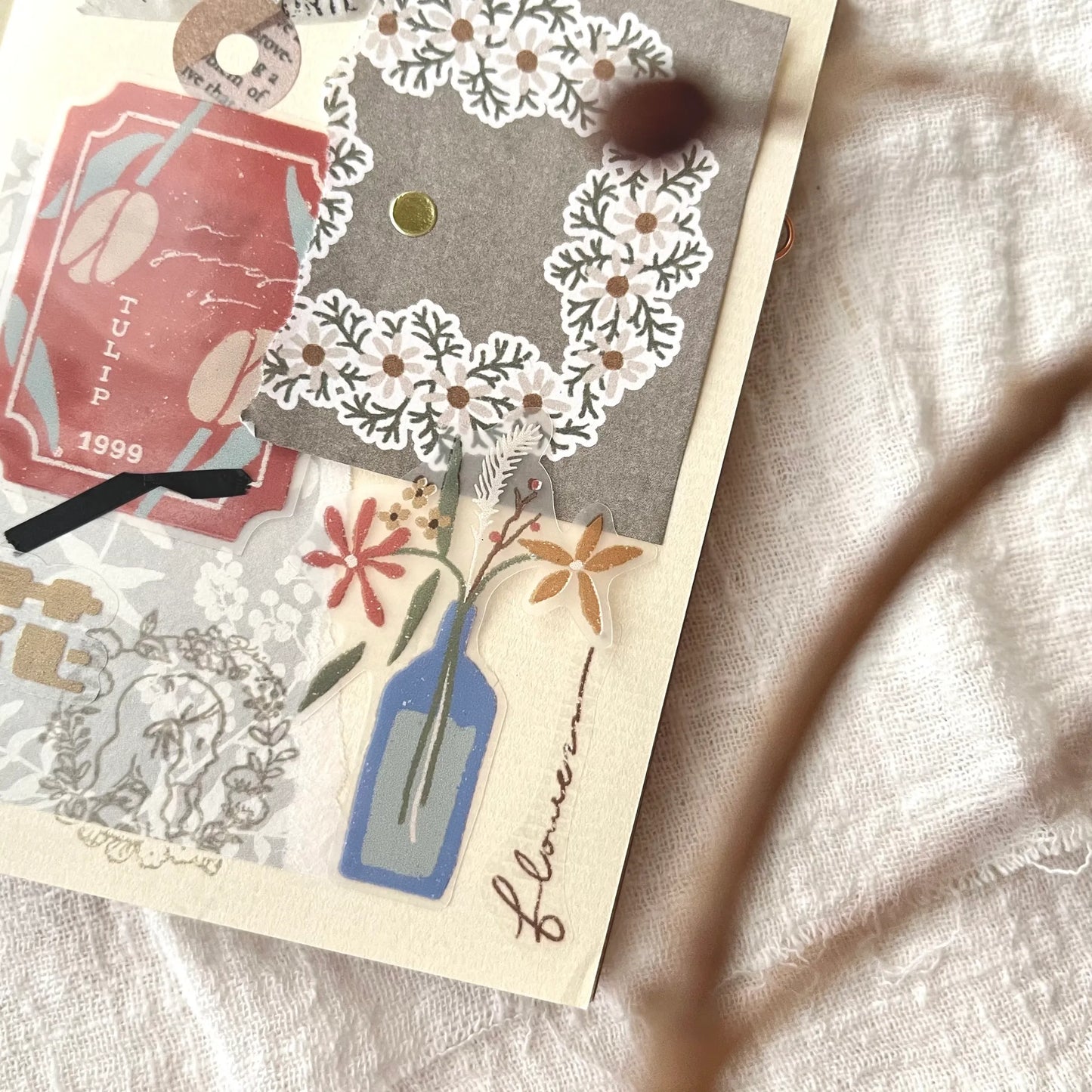 Breezy Studio -お花屋さん- Pavilion | 5cm Matte PET Tape | Release Paper