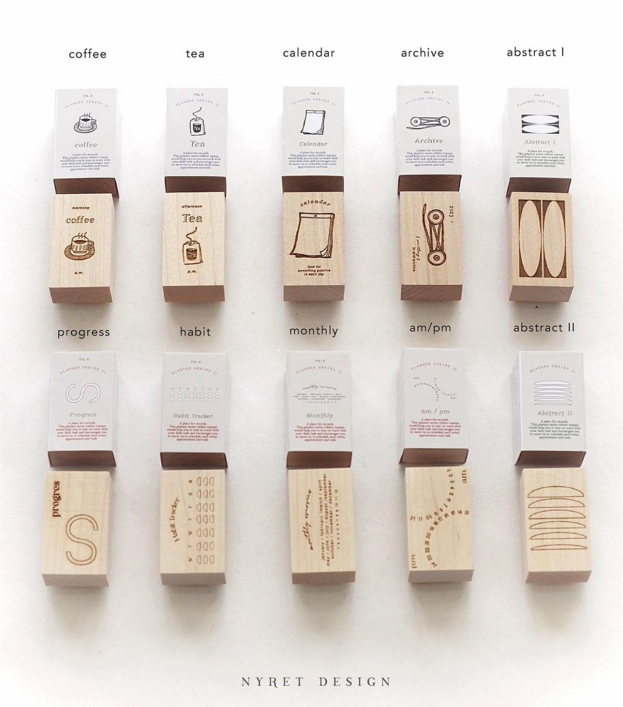 Nyret - Vol.8 Planner Series II Rubber Stamp