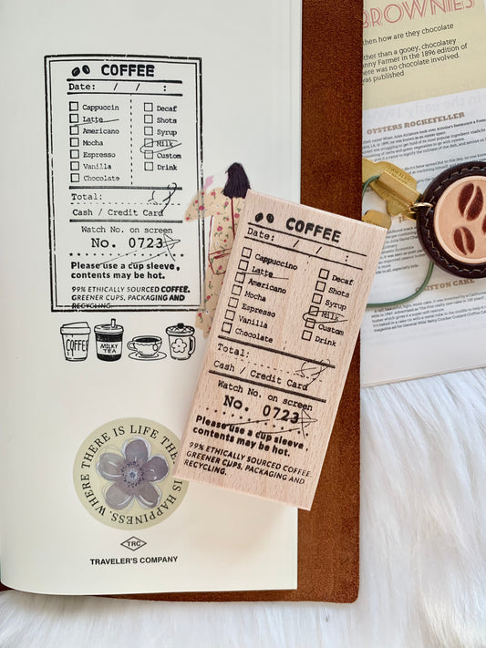 B.A.O Studio (BZ Studio) - Coffee Collection | Rubber Stamp