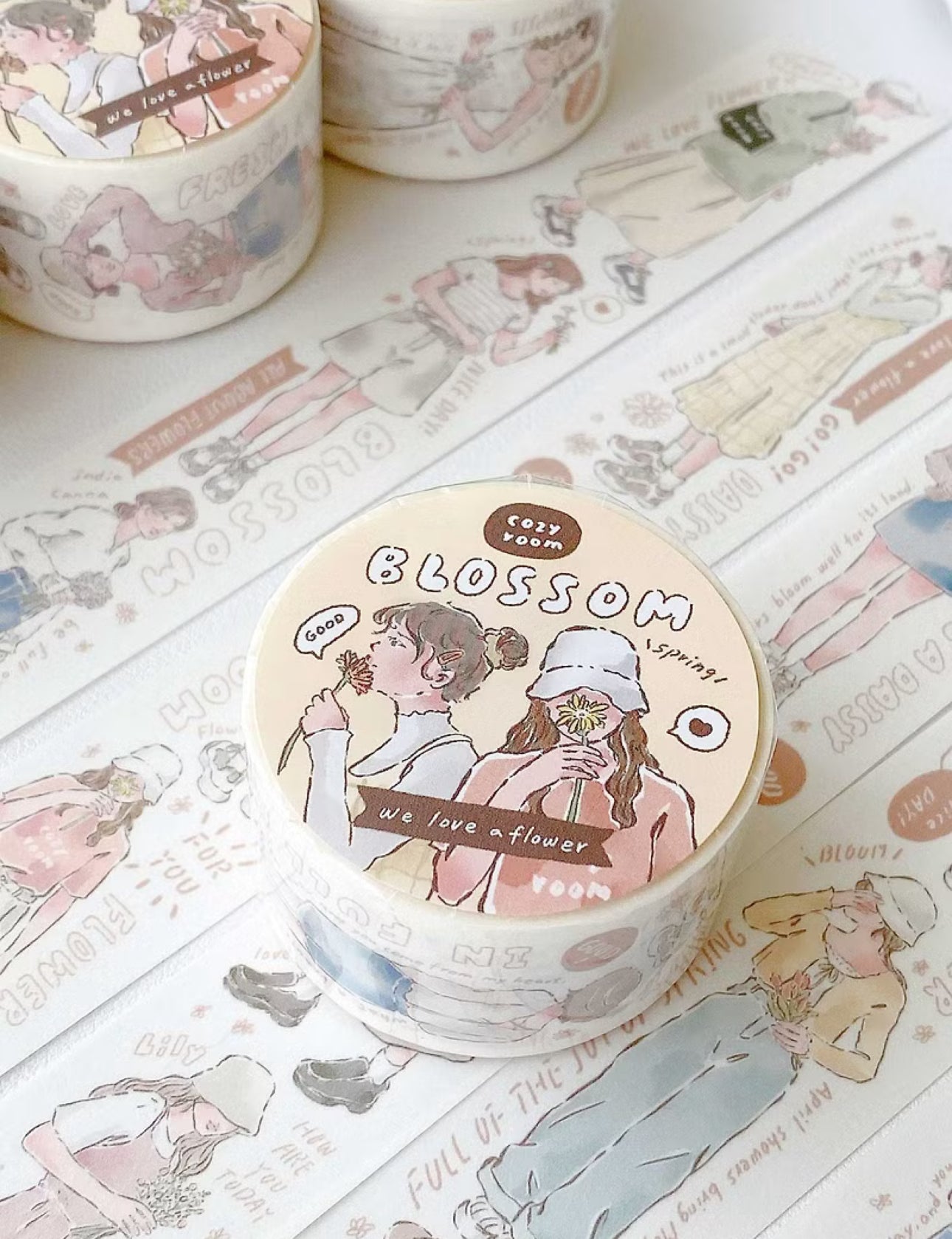 NEW! Cozyroom -  Blossom | 3cm Washi Tape |  Release Paper