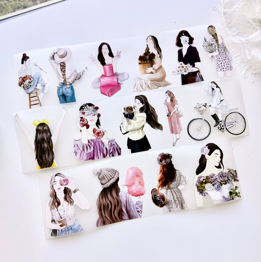 Everyday Blossom | 8cm PET Tape | Release Paper | 5M