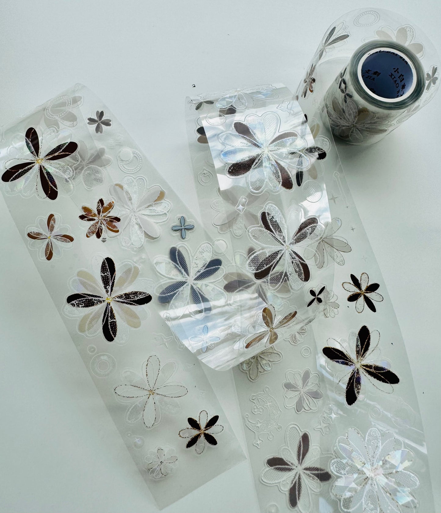 XBJia Studio - Cappuccino | Pearlescent | Kiss-cut | 4.5cm Tape | Release Paper | 6M