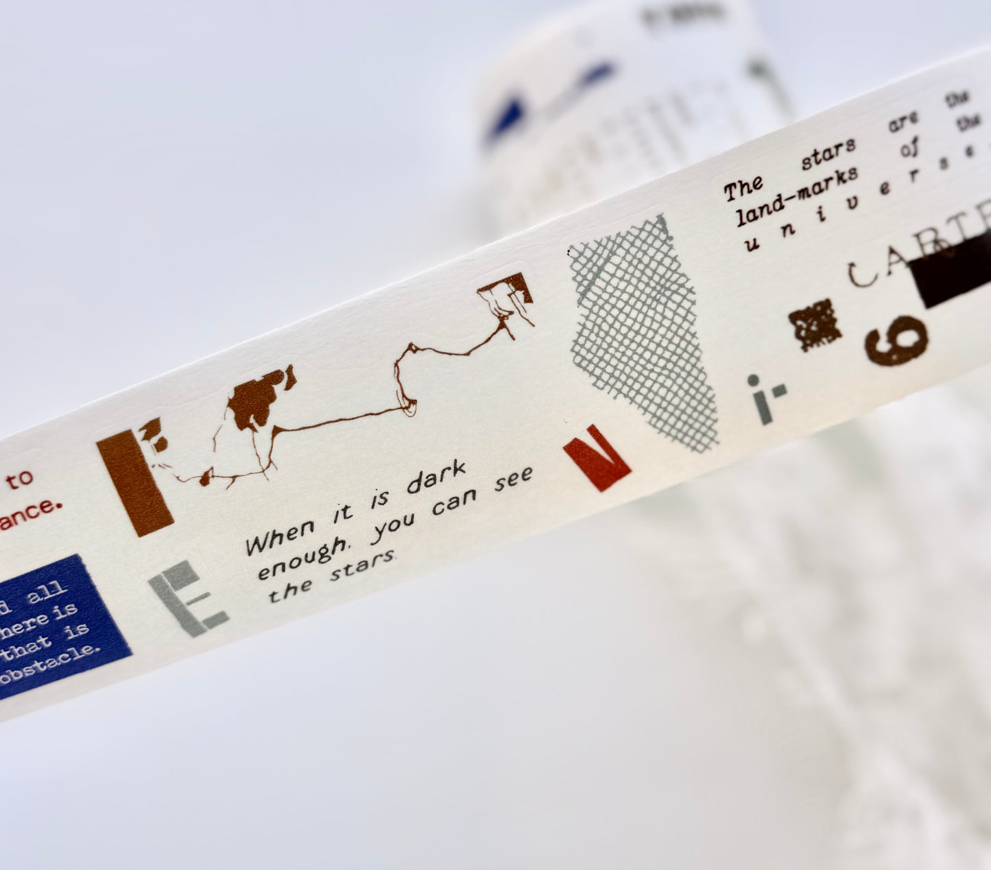 Two Raccoons - Dreams and Wilderness | 3.5cm Kiss-cut Washi Tape | Release Paper | 5M