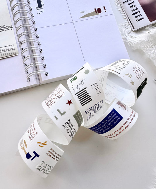 Two Raccoons - Dreams and Wilderness | 3.5cm Kiss-cut Washi Tape |  Release Paper | 5M