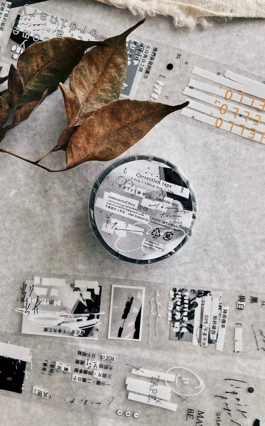 Somesortof.fern - Correction Tape | 3.5cm PET Tape | Release Paper