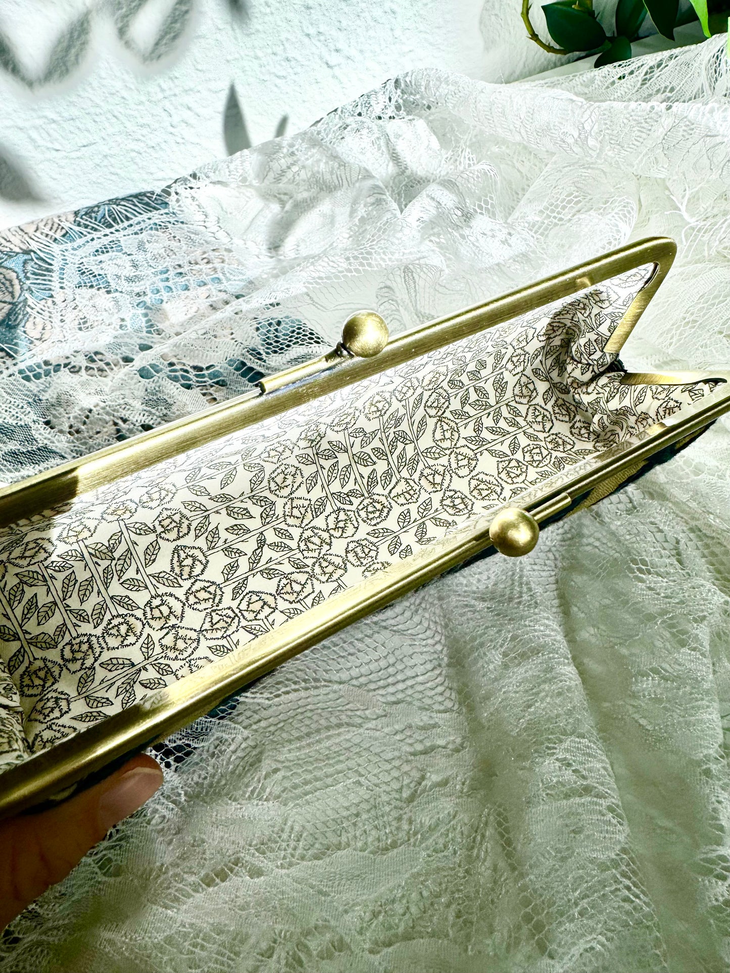 ESH Exclusive Collection - Kiss lock | Pen Case/ Glasses Case | Handmade Products | mina perhonen Fabric