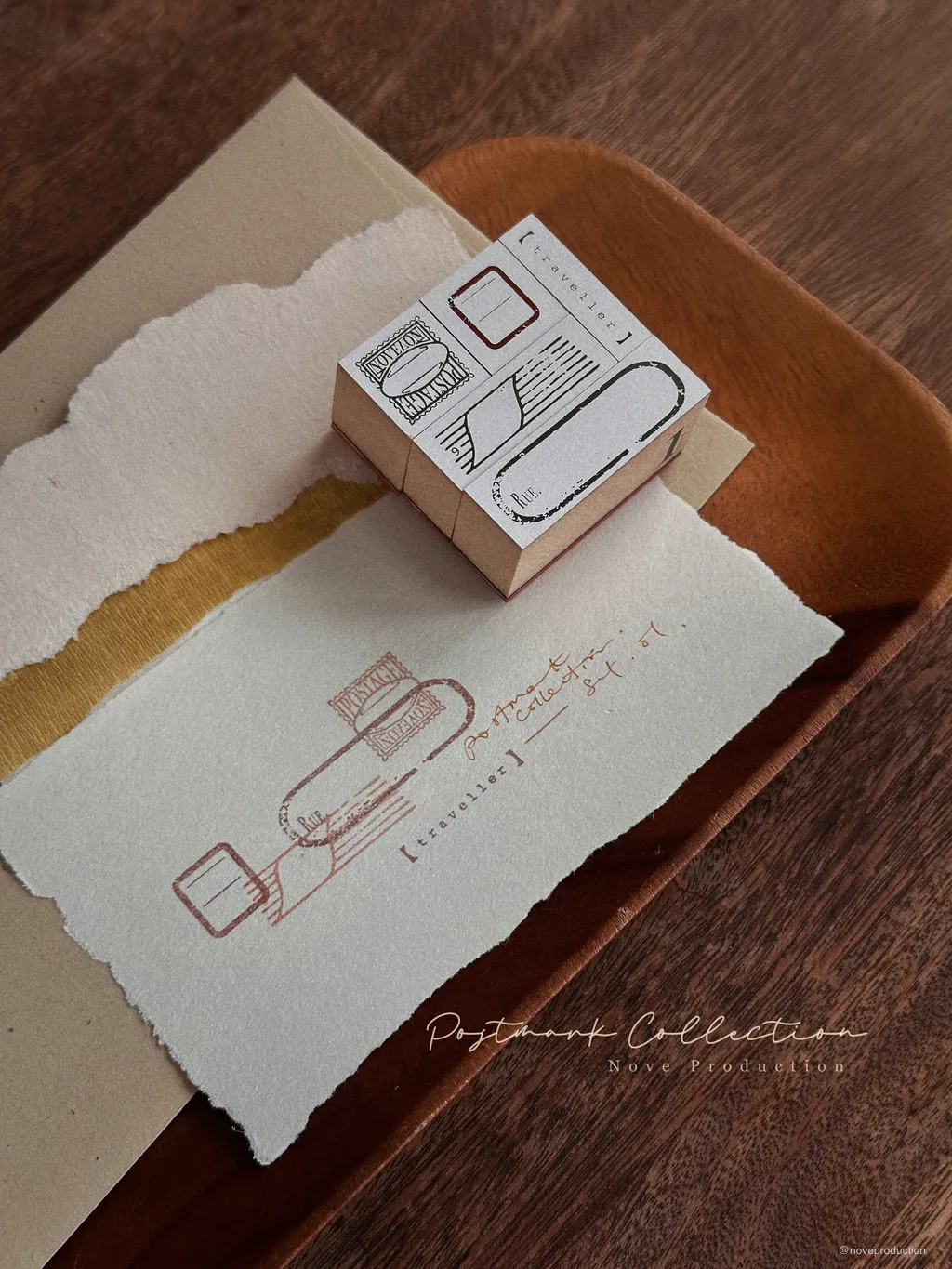 Nove - Postmark | Rubber Stamp Set