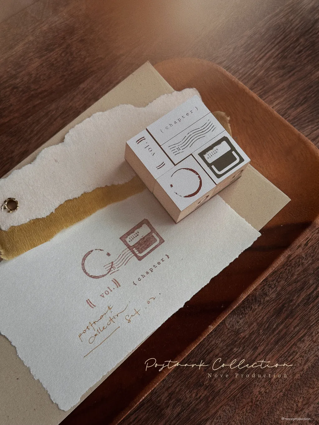 Nove - Postmark | Rubber Stamp Set