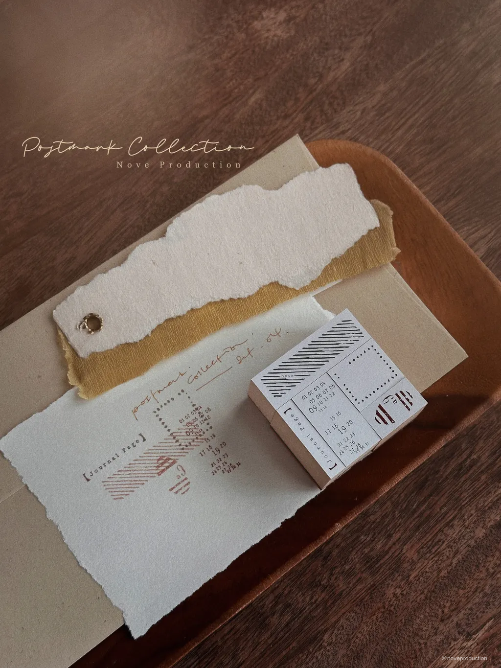 Nove - Postmark | Rubber Stamp Set