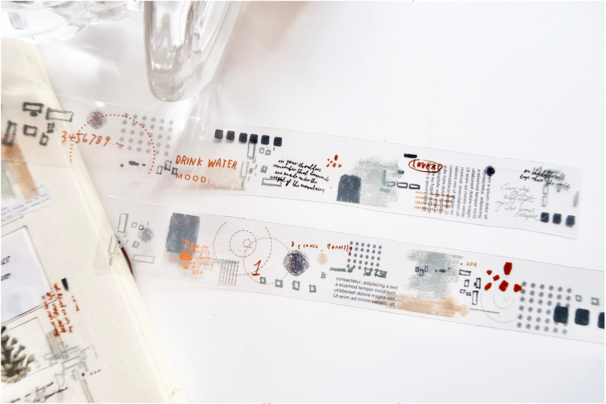MOSSWOOD - Background I | 3cm PET Tape | Release Paper
