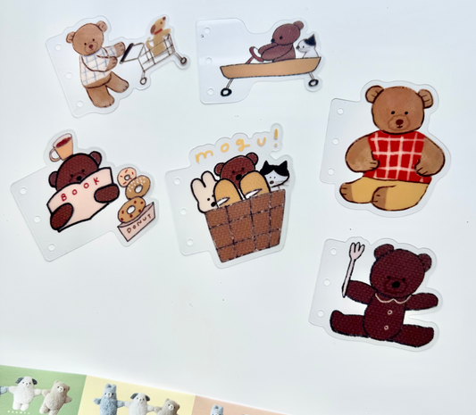 NEW! Lazy Home X Ranmyu - Vol.2 | Notebook Divider | PVC | Pre-punched | Journal Accessories