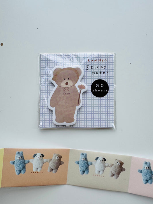 NEW! Lazy Home X Ranmyu - Sticker Note | 8 designs | Ephemera Paper