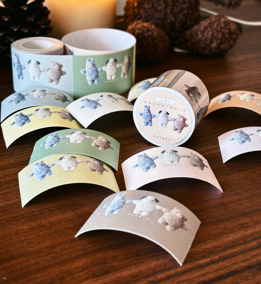 NEW! Lazy Home X Ranmyu - | 3.8cm Memo Sticker Roll | Die-cut | Release Paper | 4.9M