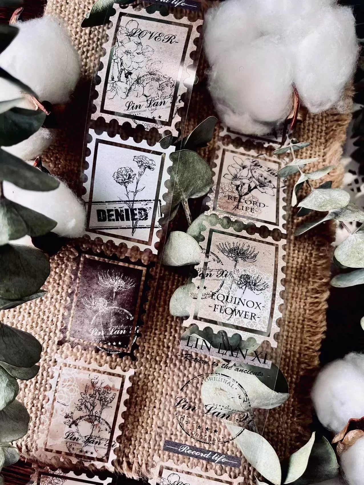 LLX - Stamp Collection | 3.5cm Tape | Release Paper | 5M | PET Version