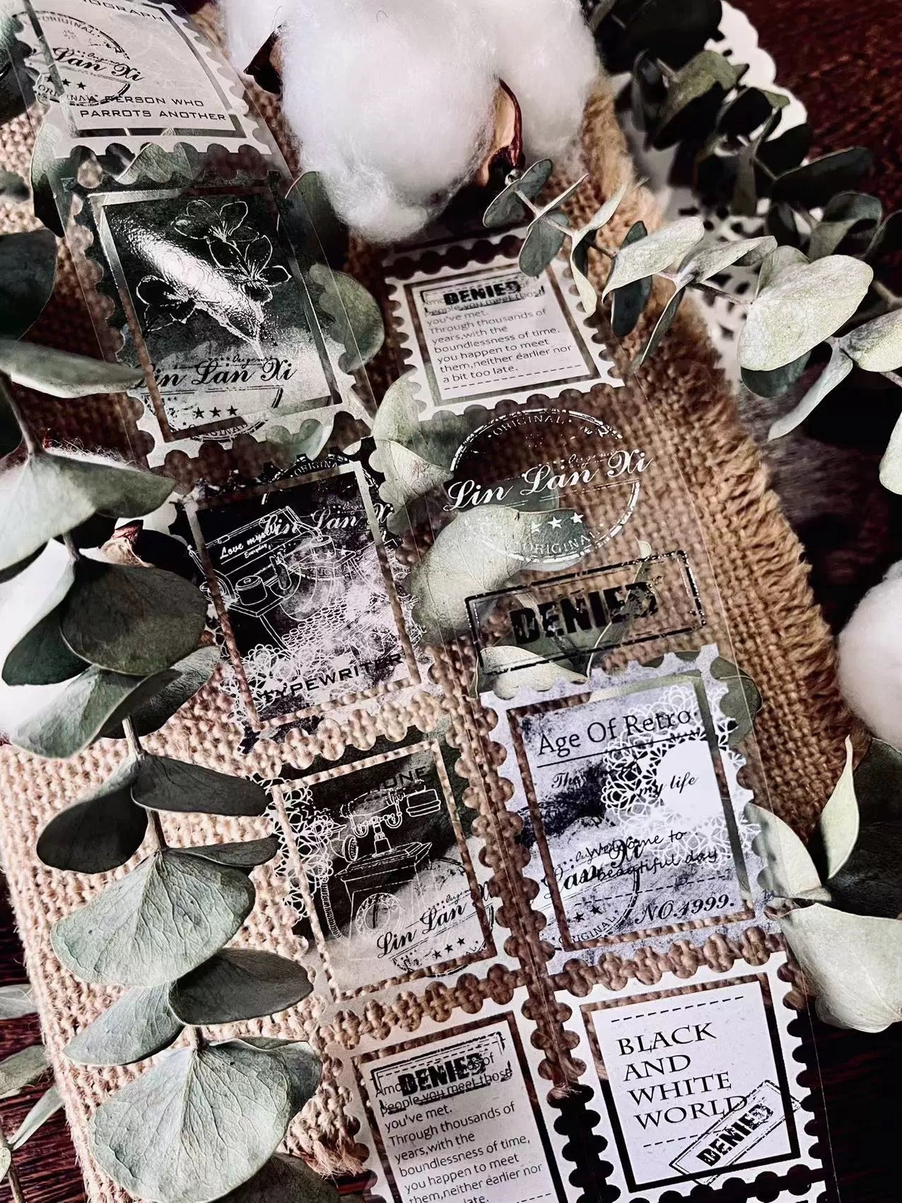 LLX - Stamp Collection | 3.5cm Tape | Release Paper | 5M | PET Version