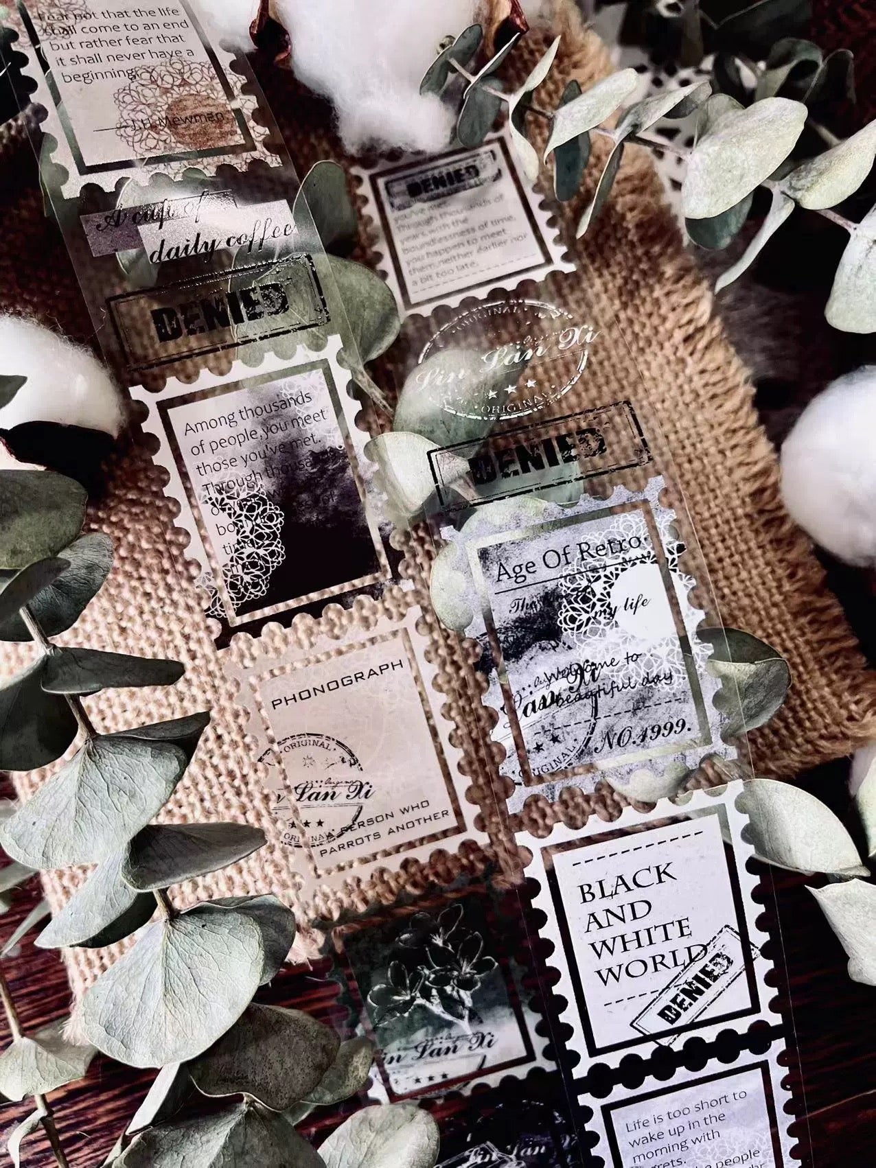 LLX - Stamp Collection | 3.5cm Tape | Release Paper | 5M | PET Version