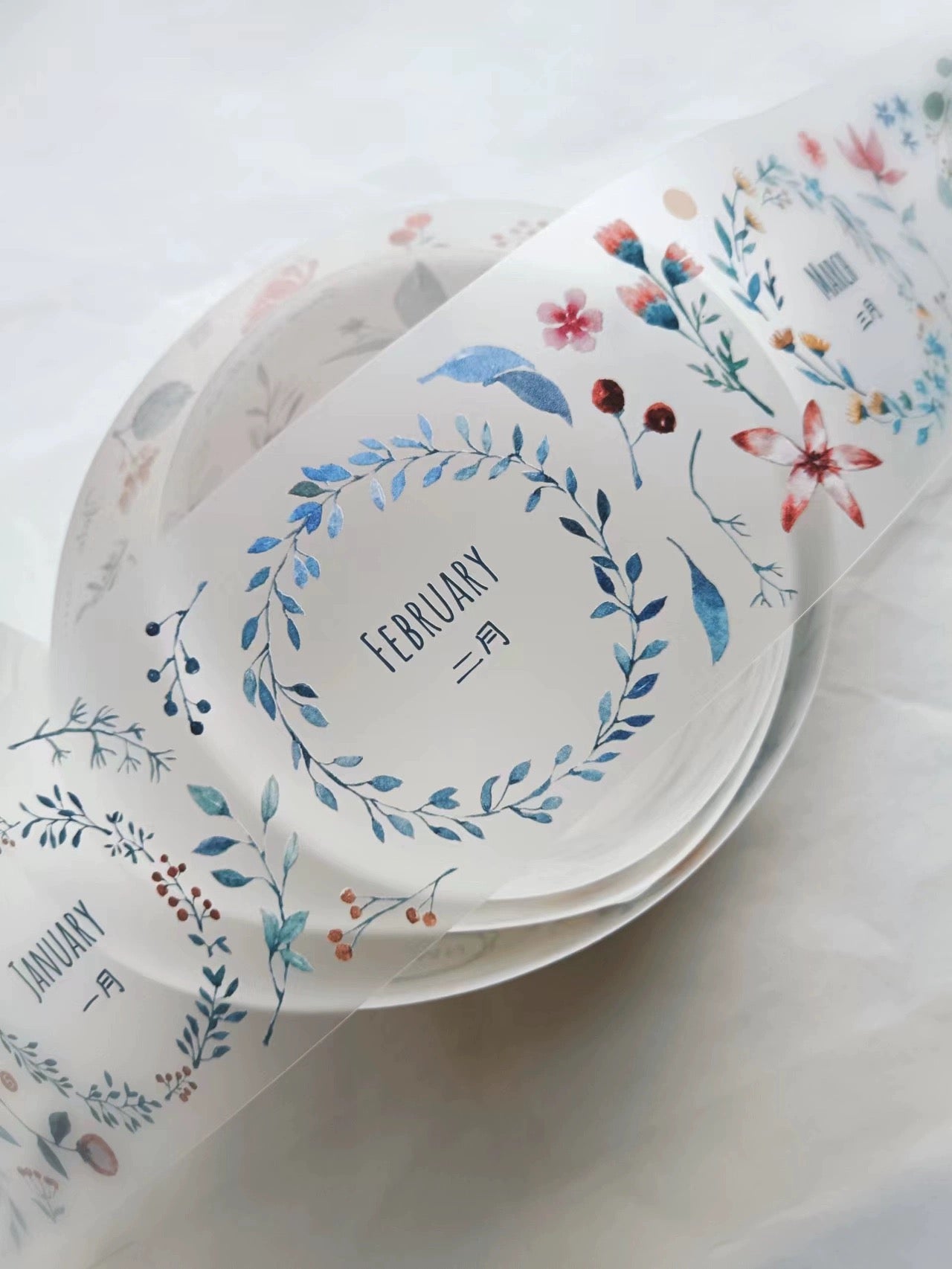 KAIXUN - Branches | 6cm PET Tape | Release Paper