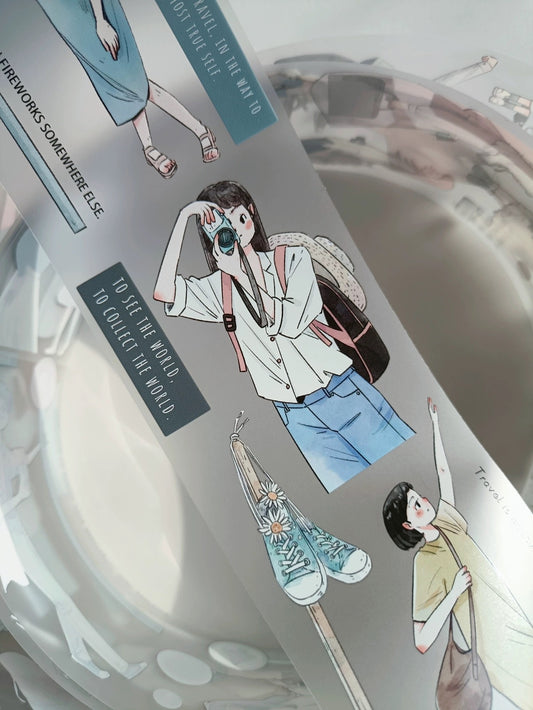 KAIXUN - Stop-and-go | 6cm PET Tape | Release Paper | 6M
