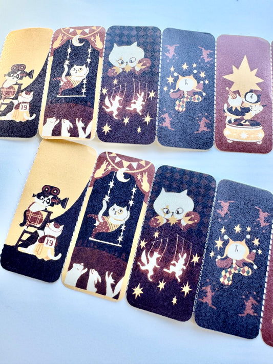 NEW! Lazy Home Vol.7 - The Magical Tour | 5.5cm Memo Sticker Roll | Release Paper | 5M