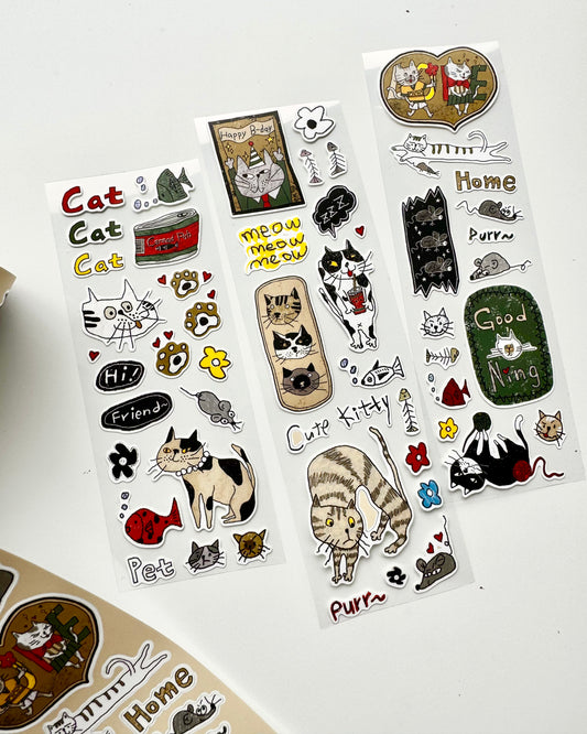 NEW! Lacreme - Purring Fur | Kiss-cut |  5cm Synthetic Paper Tape |  Release Paper | 5M