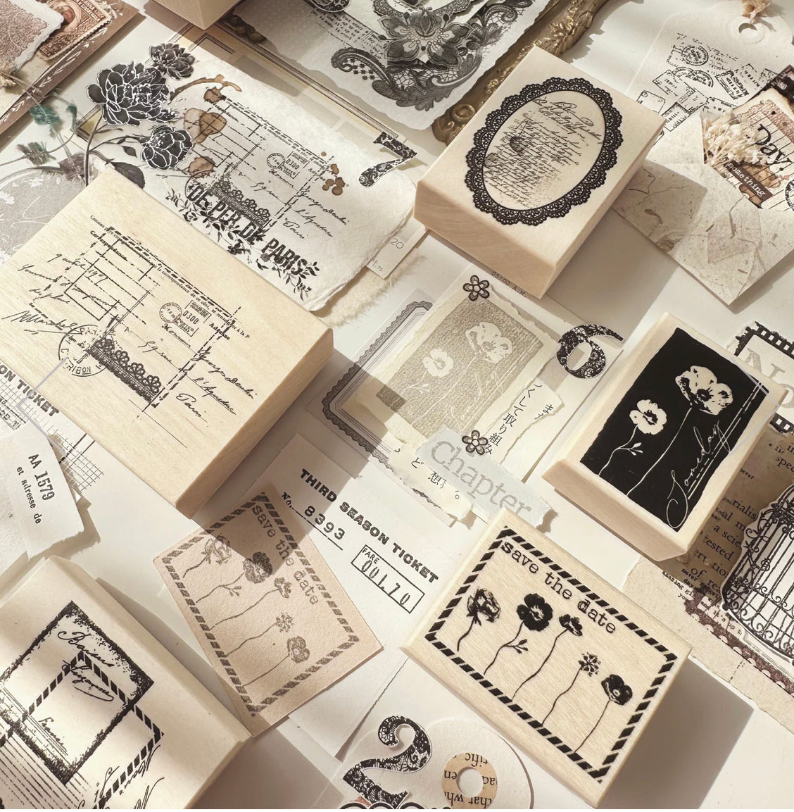 Journal Pages - In Love With Lace - Love Lace | Rubber Stamps