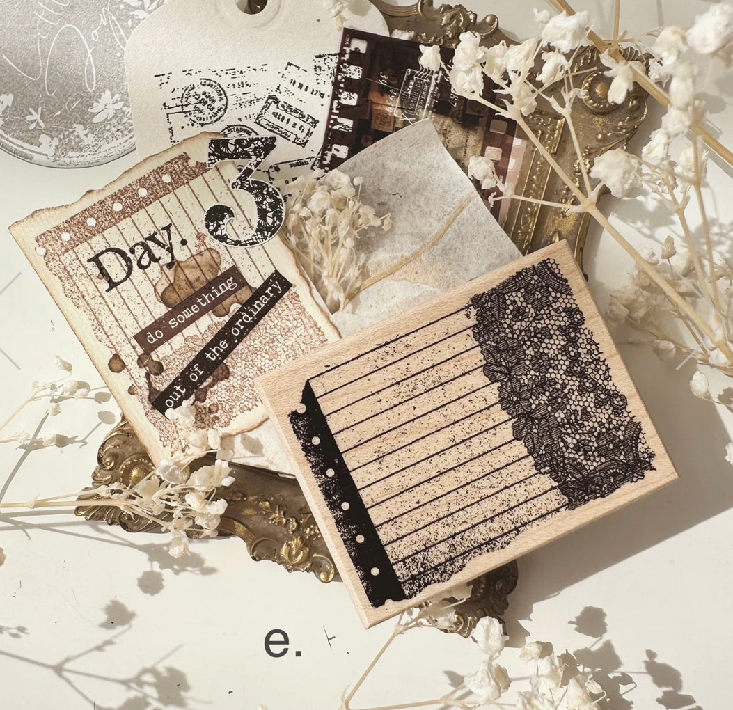 Journal Pages - In Love With Lace - Love Lace | Rubber Stamps
