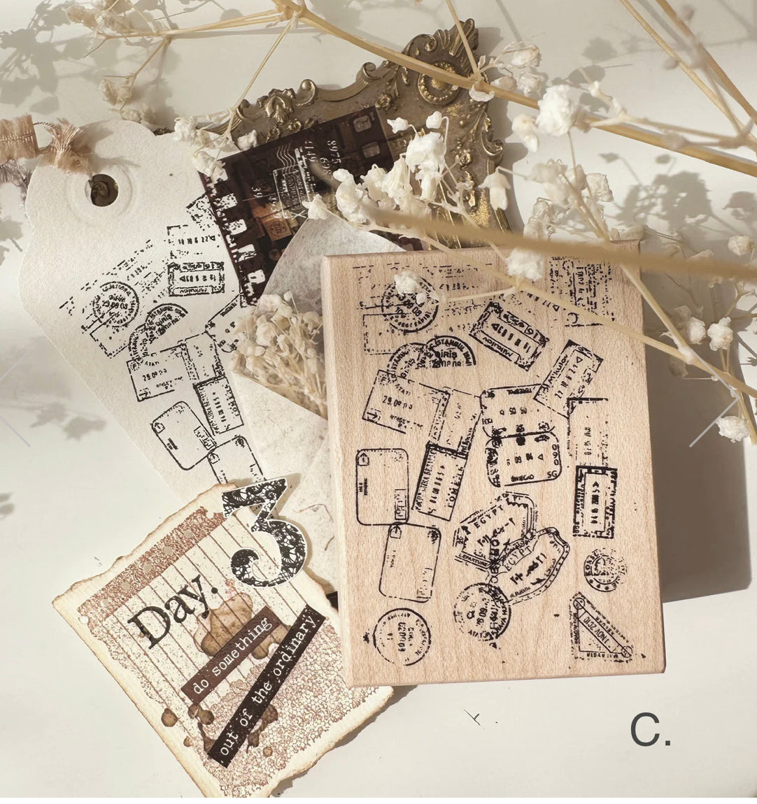 NEW! Journal Pages - In Love With Lace - Background | Rubber Stamps