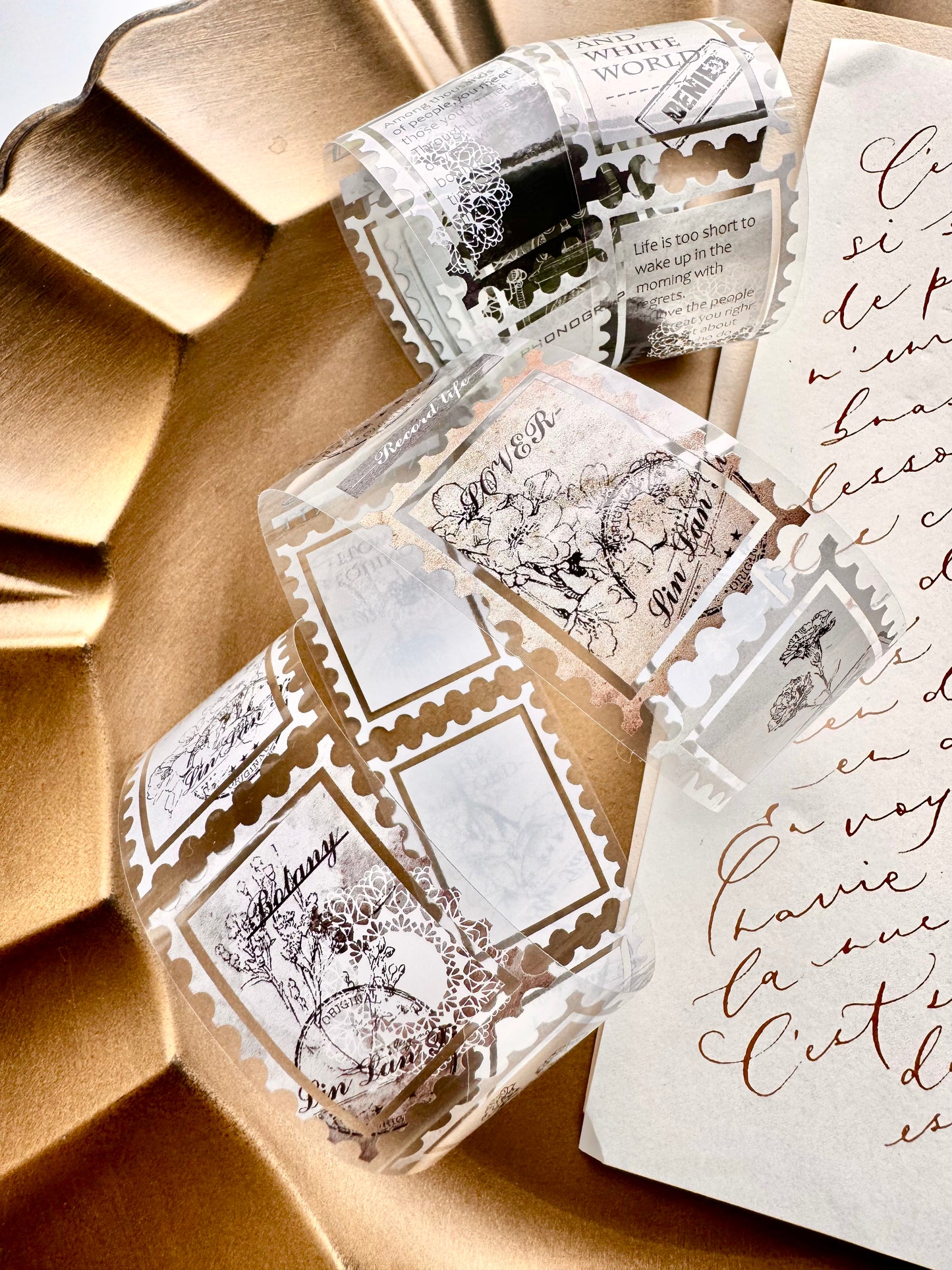 LLX - Stamp Collection | 3.5cm Tape | Release Paper | 5M | PET Version
