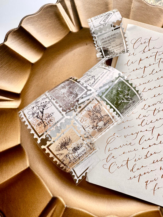 LLX - Stamp Collection | 3.5cm Tape |  Release Paper | 5M | PET Version