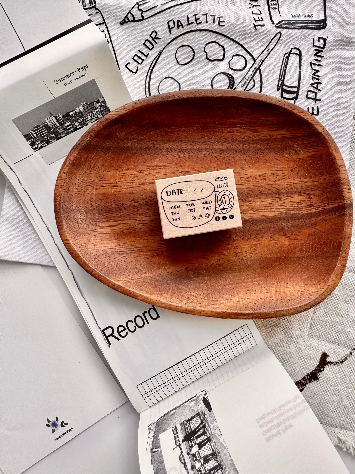 Rolling Island - Weekly Coffee Cup | Rubber Stamp
