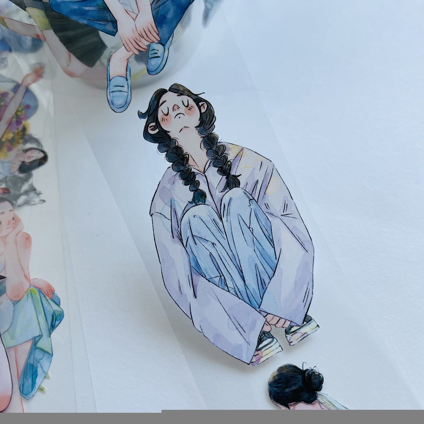 DingDing - No.6 - Beautiful Moment | 5cm Glossy PET Tape | Release Paper
