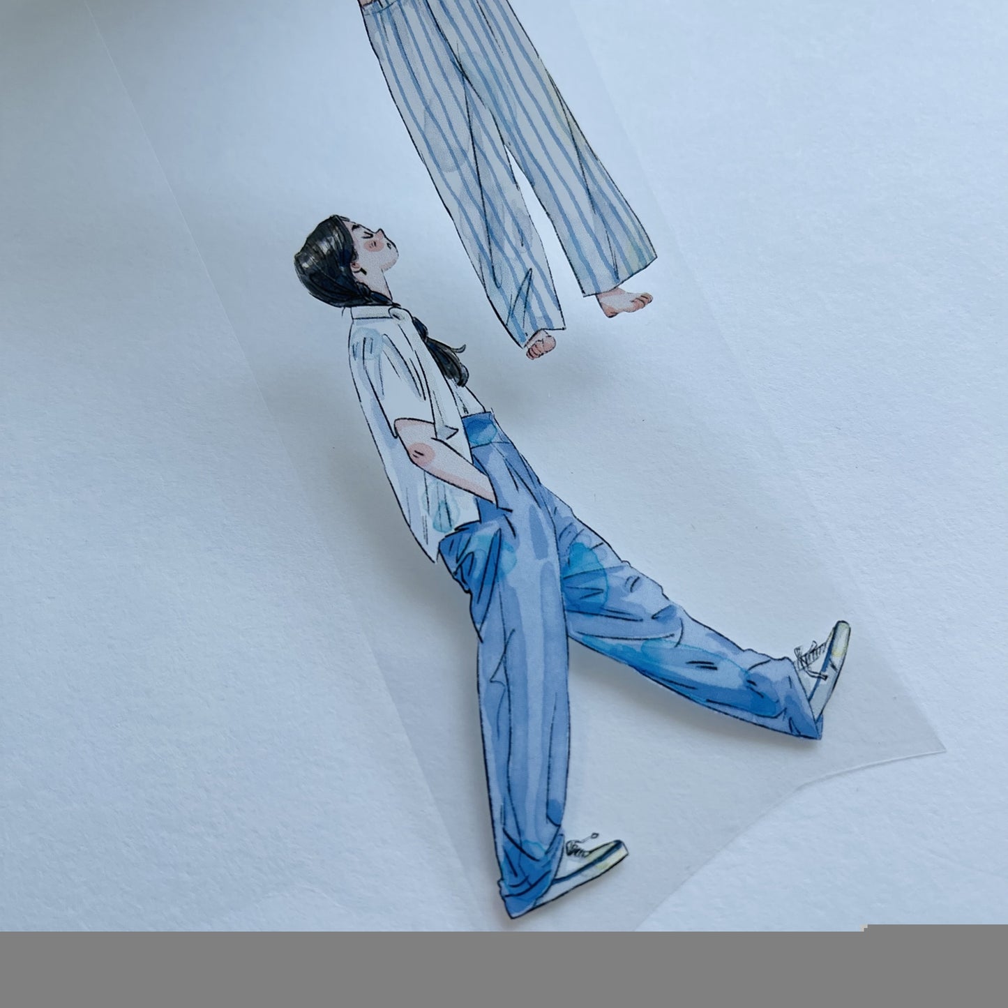 DingDing - No.6 - Beautiful Moment | 5cm Glossy PET Tape | Release Paper