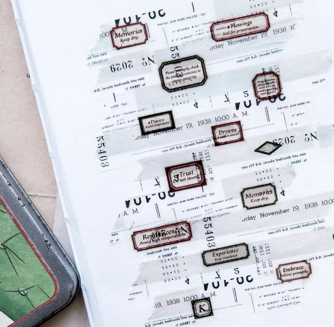 Stationery Instinct - Label | 3cm PET Tape | Release Paper