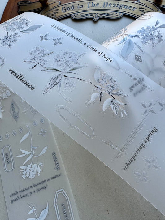 NEW! Loidesign - Thunberg Spirea | Kiss-cut | 5cm PET Tape | Release Paper | 6.3M