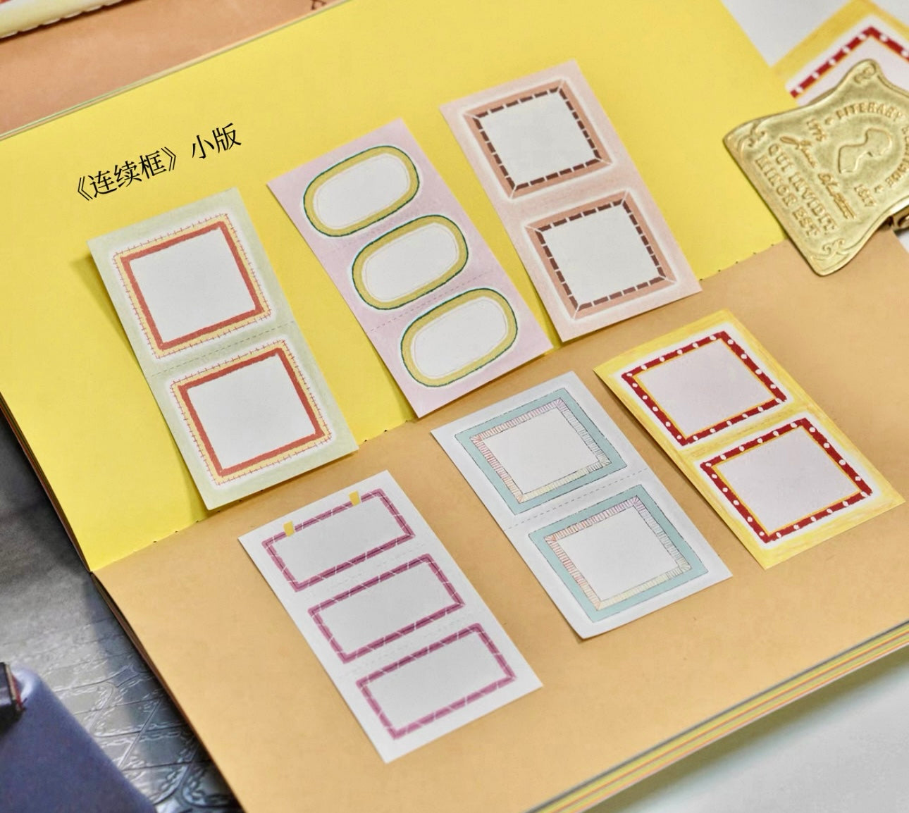 NEW! Wanle Studio - Vol.11 - Continuous Frame | 60pcs Memo Pad | Ephemera Paper