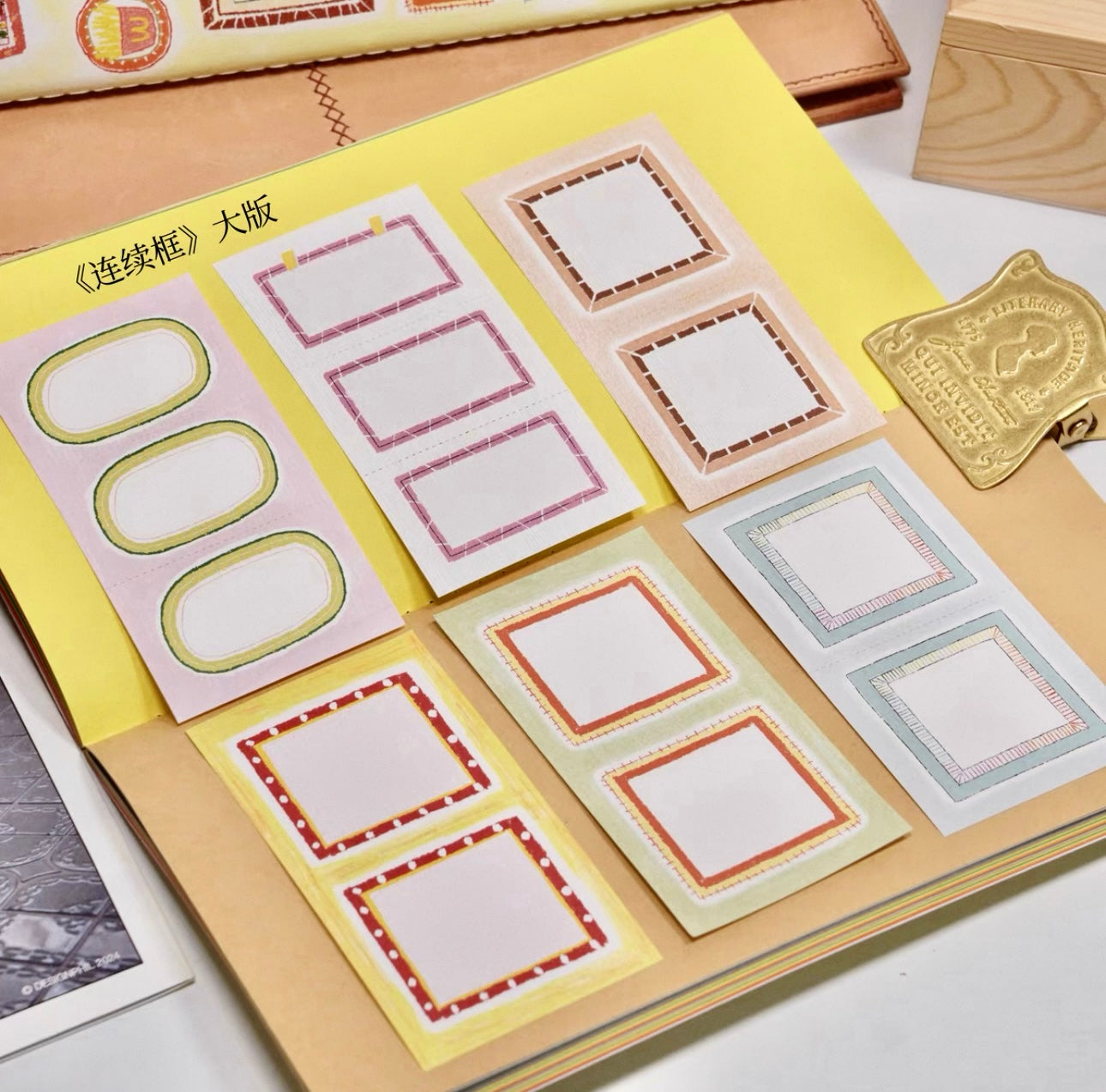 NEW! Wanle Studio - Vol.11 - Continuous Frame | 60pcs Memo Pad | Ephemera Paper