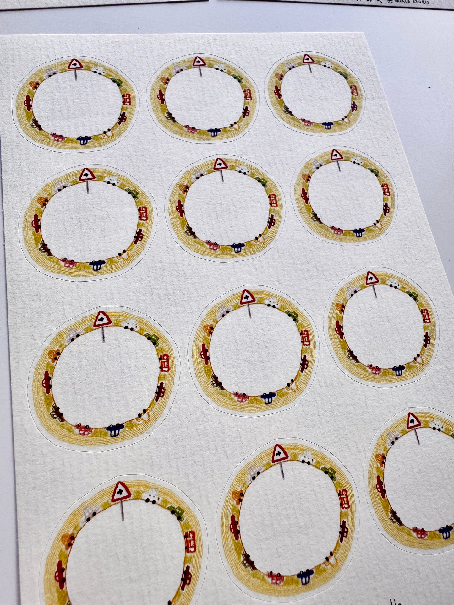 NEW! Wanle Studio - Vol.11 - Circles | Die Cut | 3 Sheets Sticker
