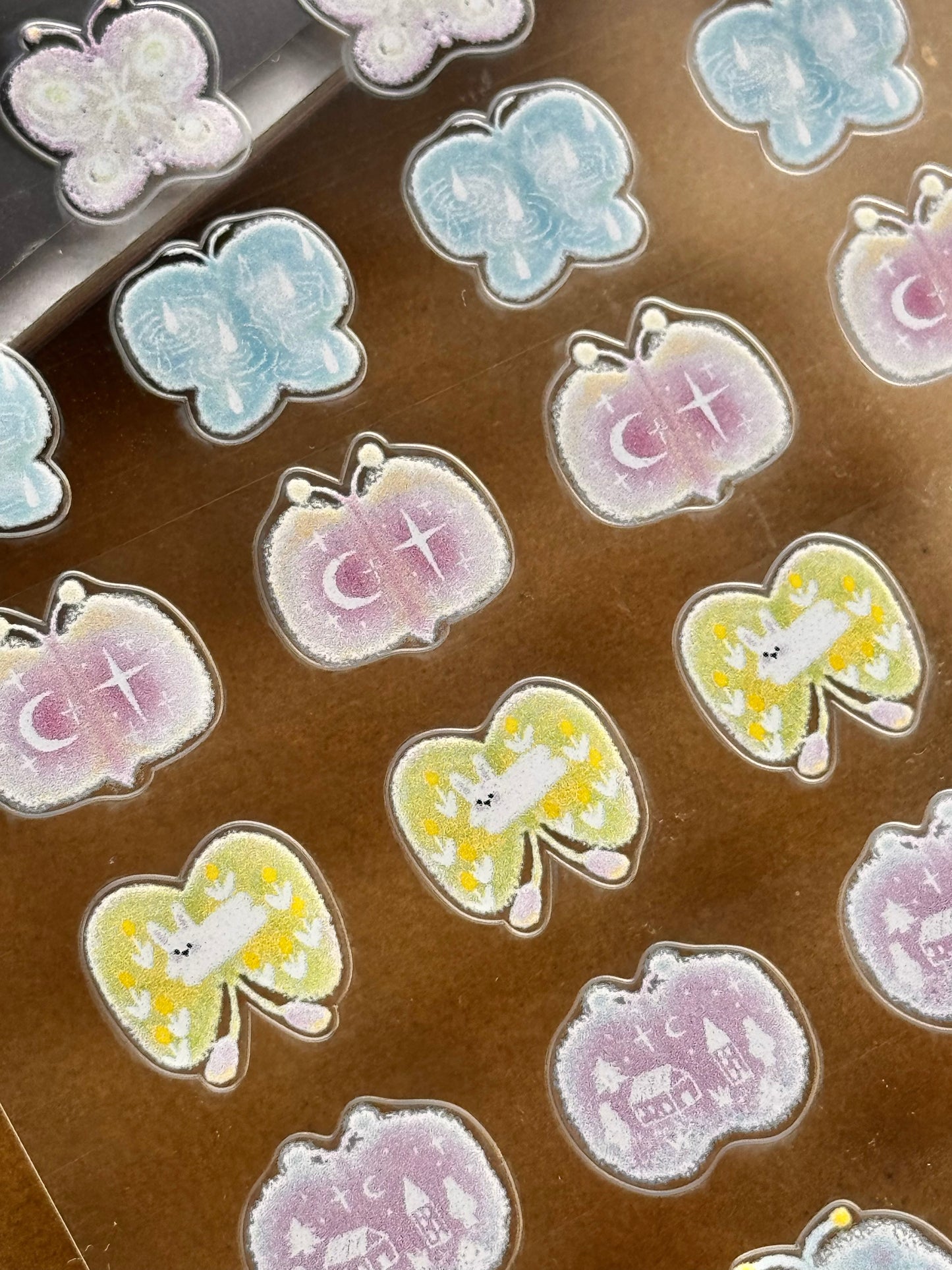 NEW! Wanle Studio - vol.11 - Butterflies | Die Cut | 1 Sheet PET Sticker