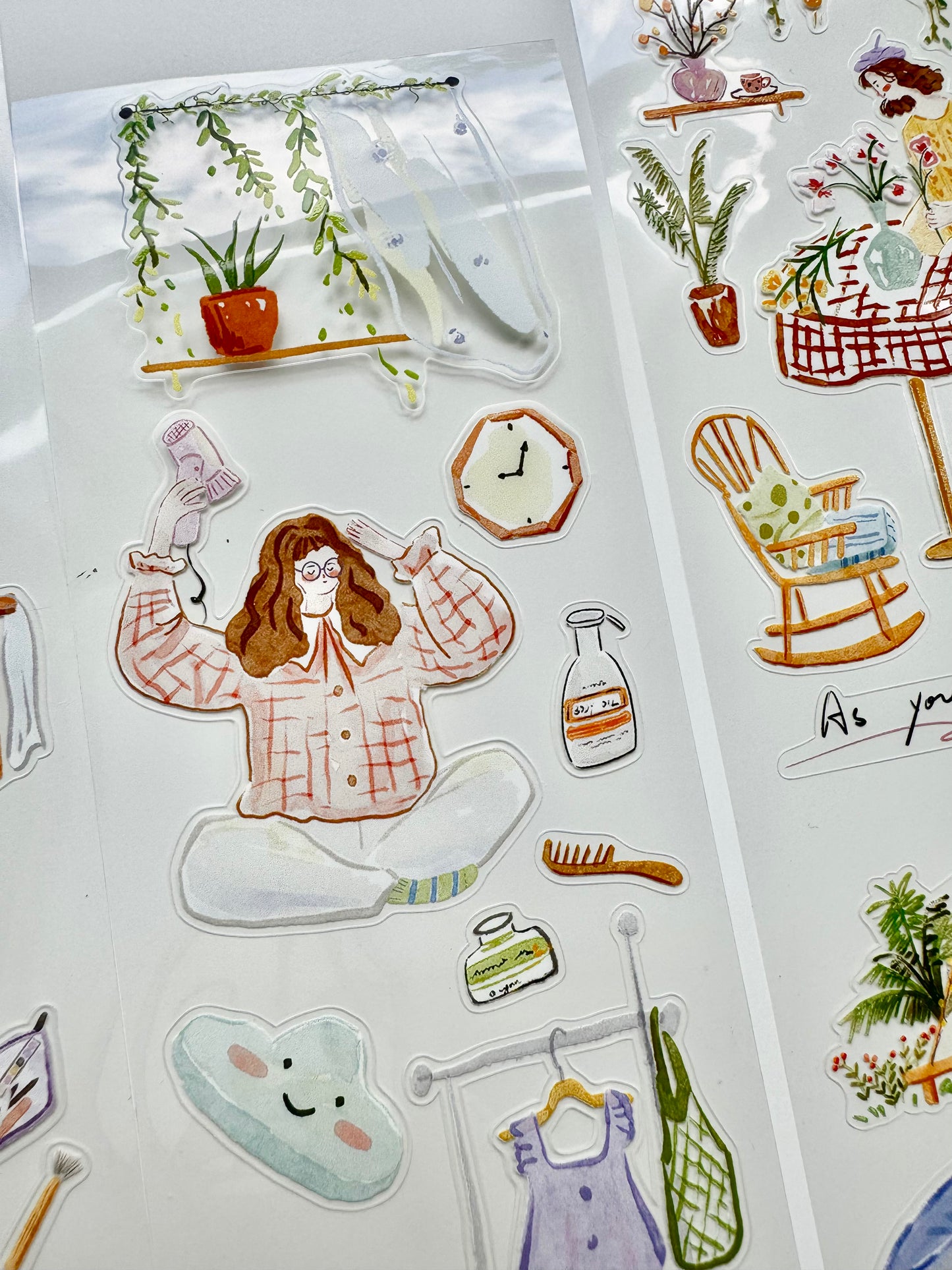 NEW! Lynn Illustration - Everyday Life | Kiss-cut | 6.5cm Tape | Release Paper | 5M