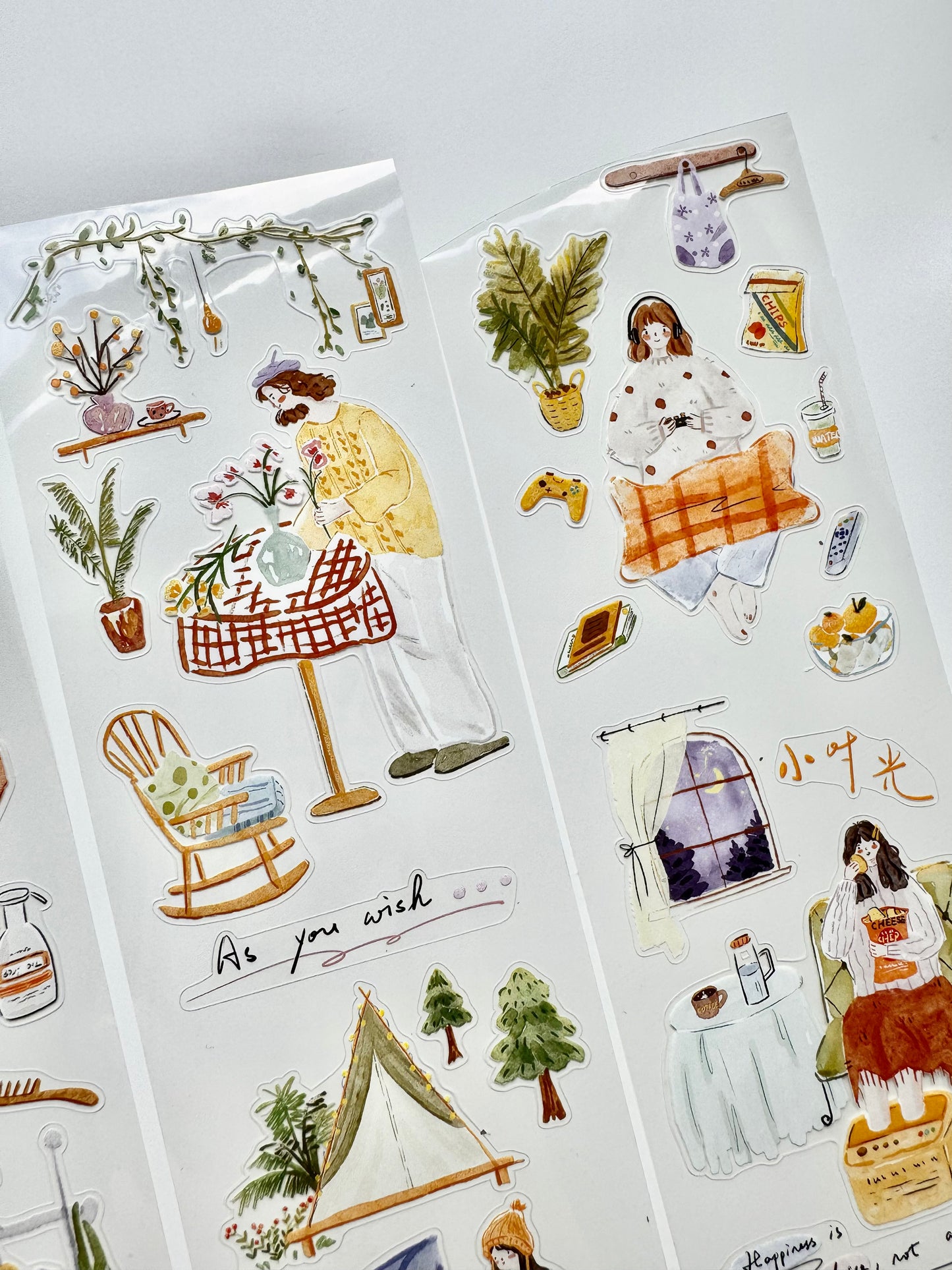 NEW! Lynn Illustration - Everyday Life | Kiss-cut | 6.5cm Tape | Release Paper | 5M