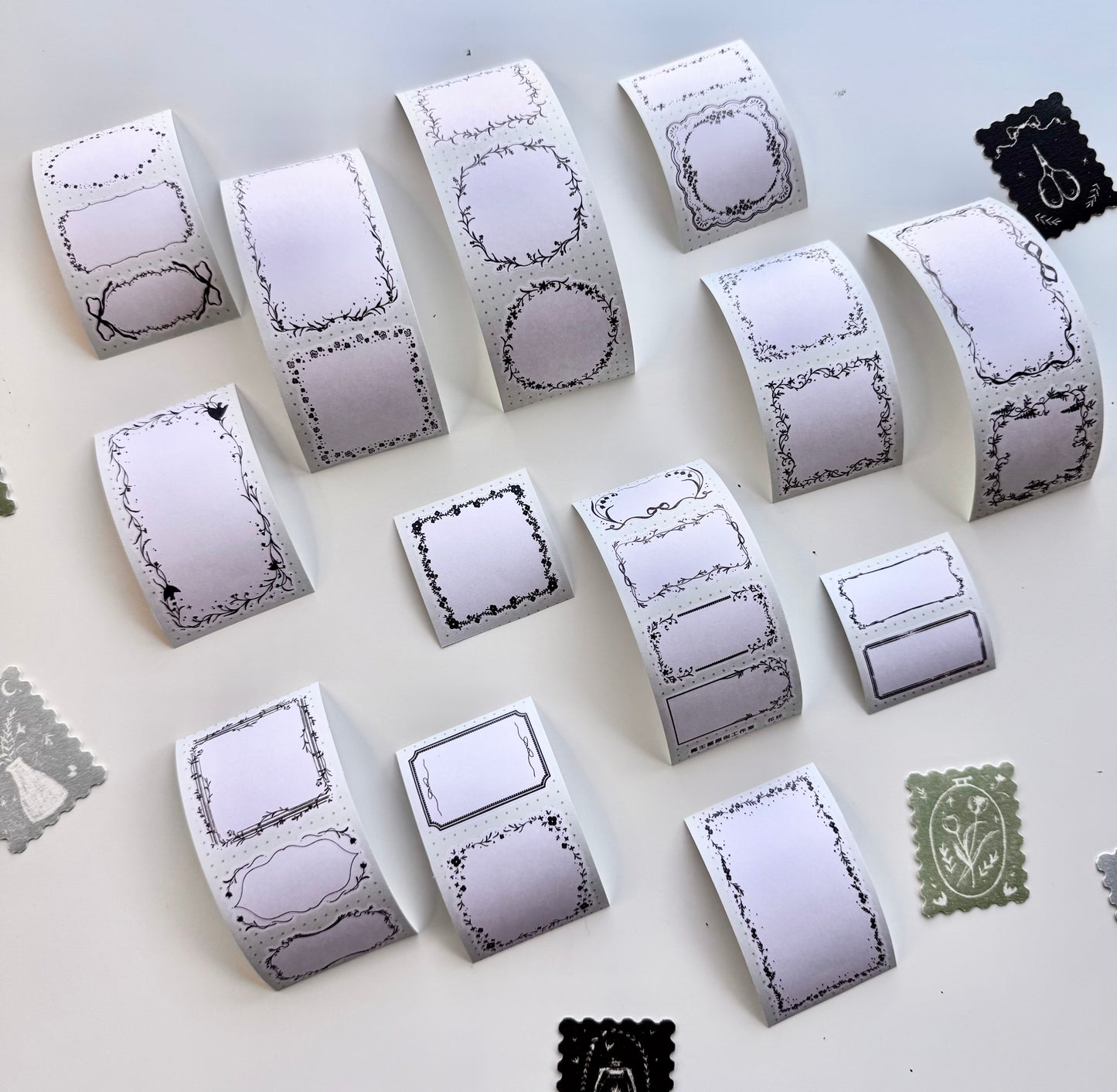 NEW! MWJ - Wreath | 4cm Kiss-cut Paper Tape | Release Paper | 5M
