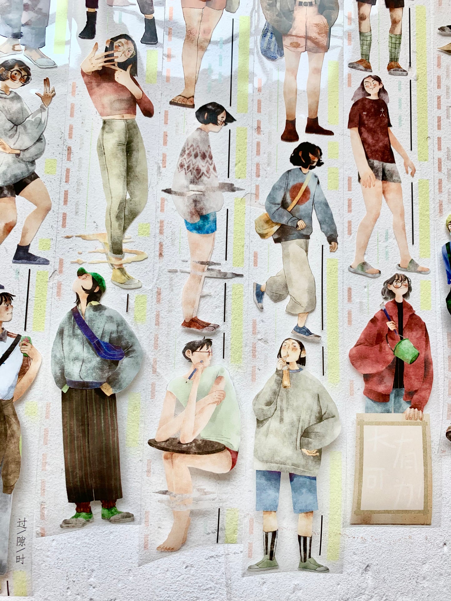 NEW! YDK - 4cm Fleeting Time | Large Figure PET Tape | Release Paper