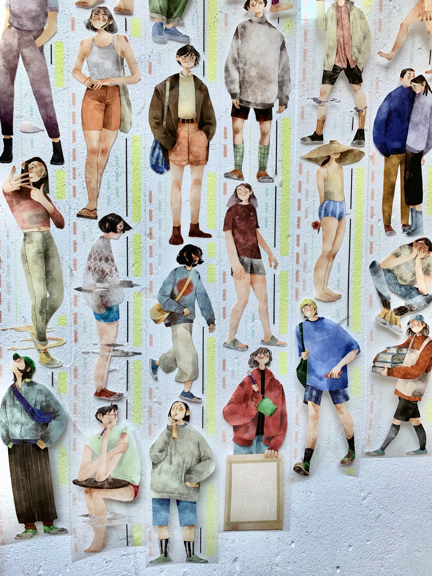 NEW! YDK - 4cm Fleeting Time | Large Figure PET Tape | Release Paper