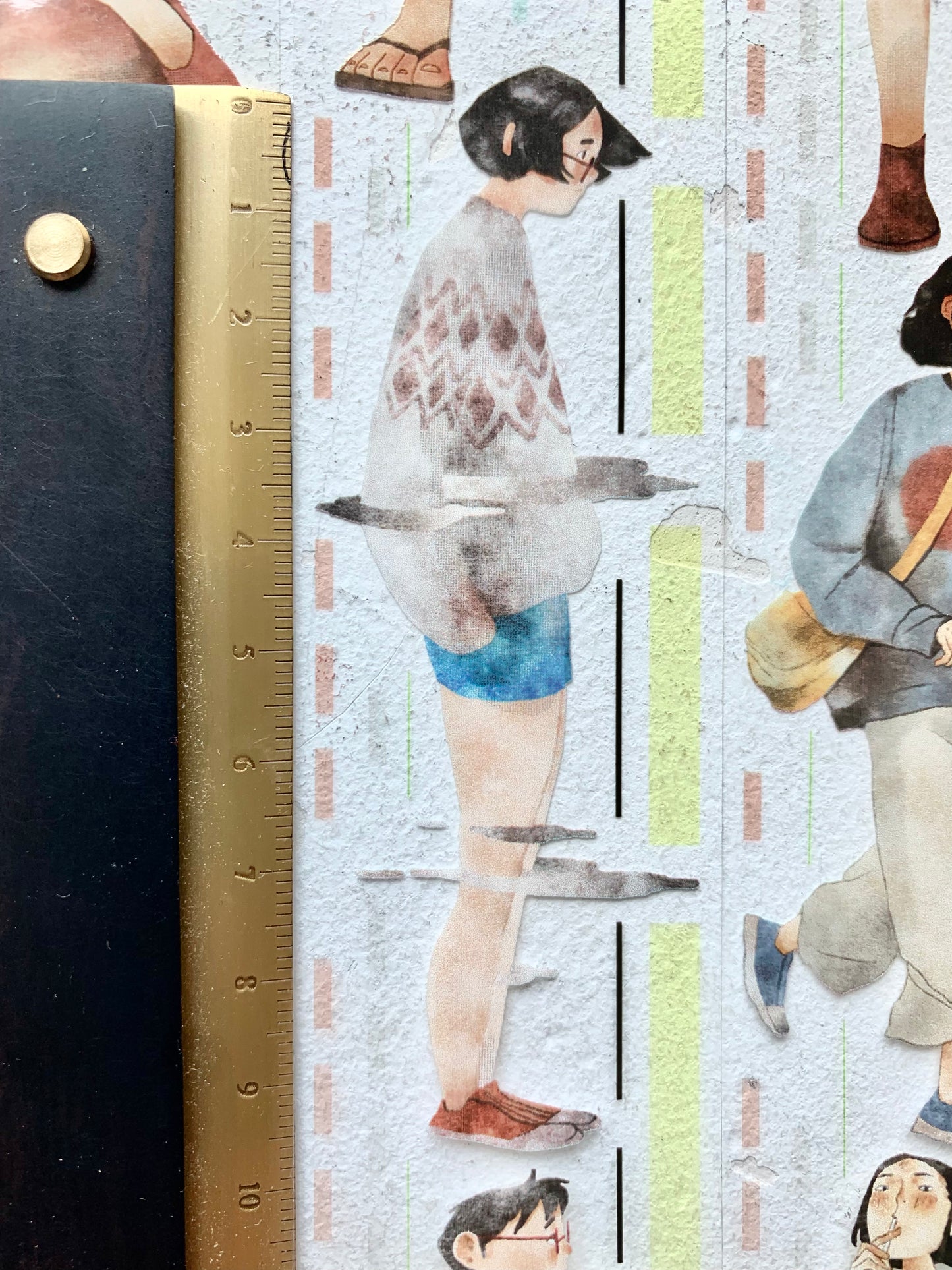 NEW! YDK - 4cm Fleeting Time | Large Figure PET Tape | Release Paper
