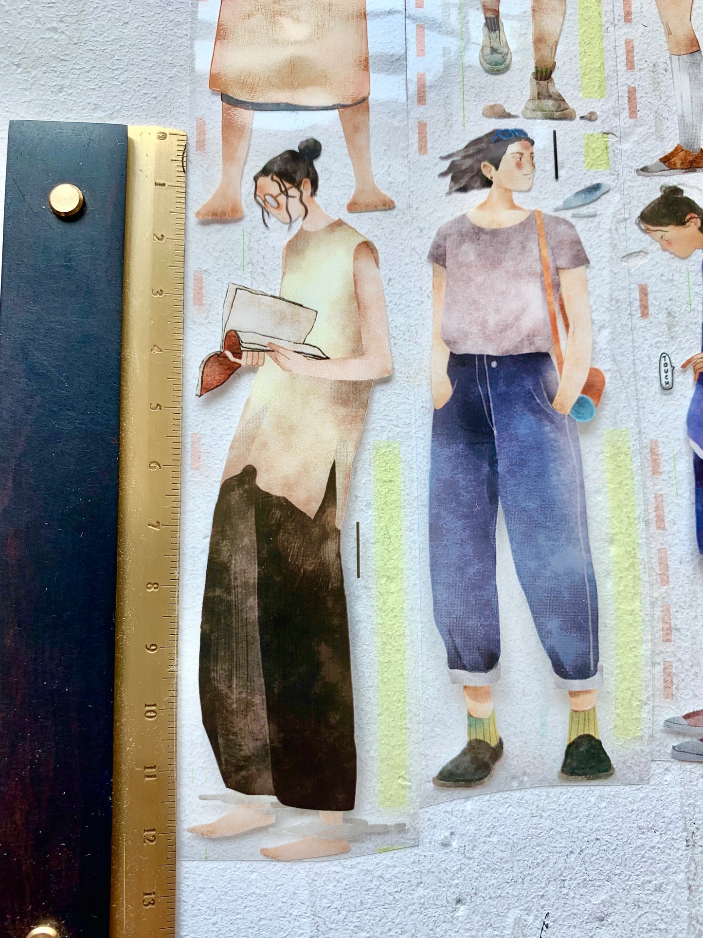 NEW! YDK - 4cm Fleeting Time | Large Figure PET Tape | Release Paper