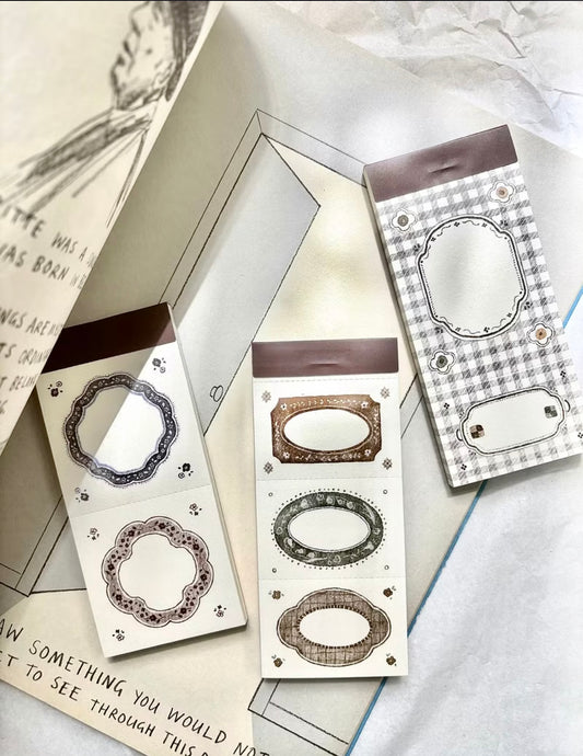 NEW! Pion - Candy | 50pcs Notebook | Ephemera Paper