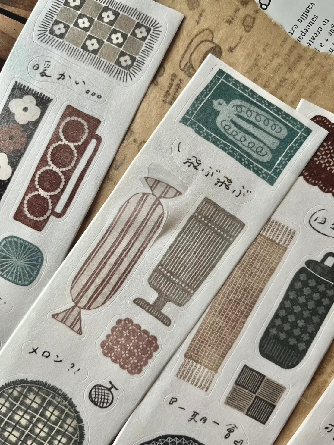 NEW! Breezy Studio - Fabric | Kiss-cut | 5cm Washi Tape | Release Paper | 5M