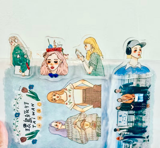 La Dolce Vita -  Vol.2 | Acrylic Clip | Journaling Accessory